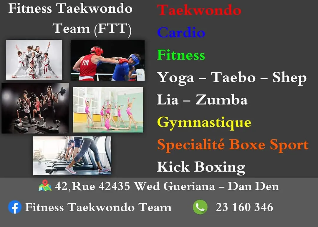 Fitnesse taekwondo team FTT